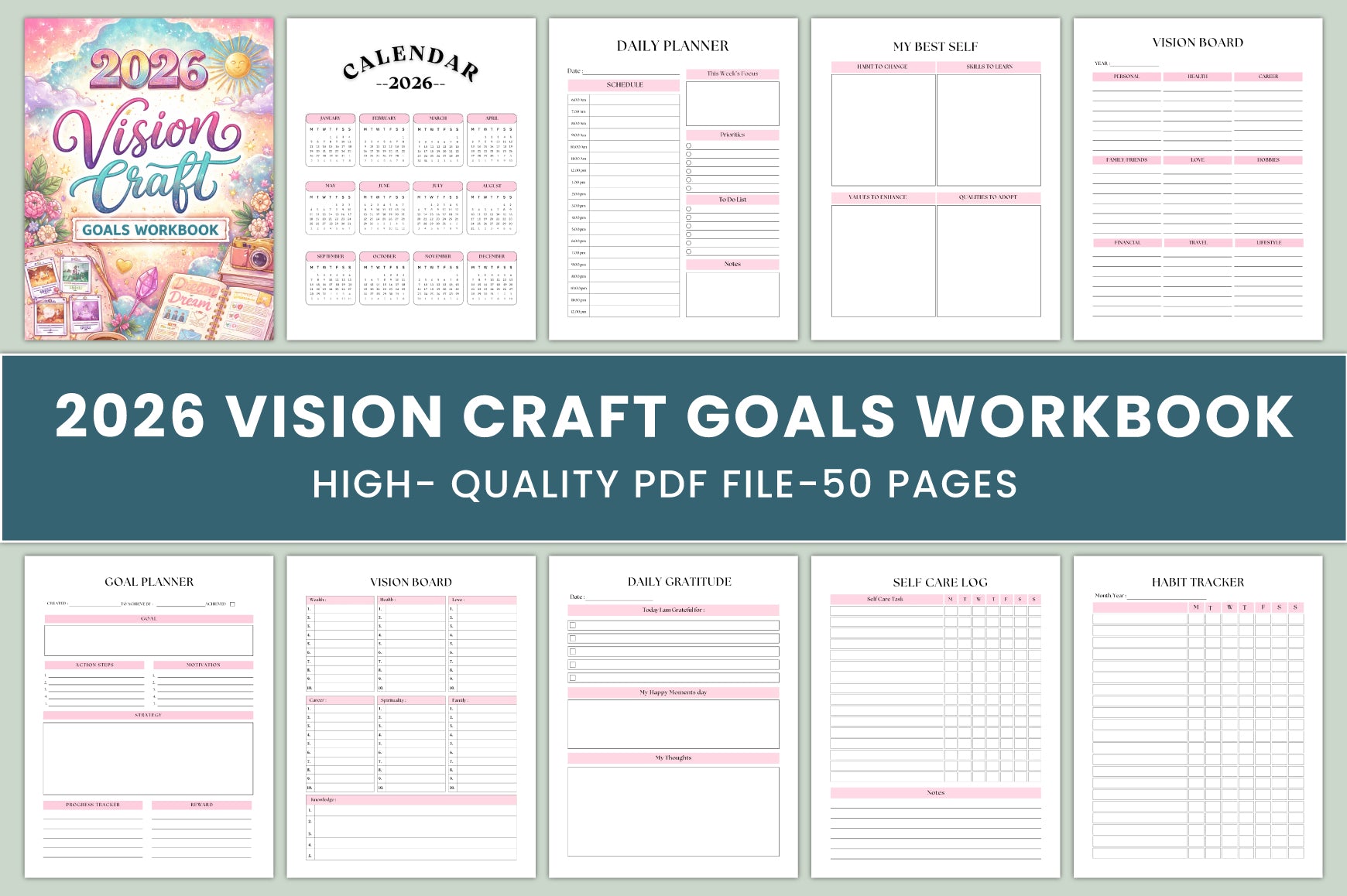 Vision Craft Goals Workbook