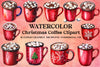 Christmas Coffee Vector Clipart Bundle