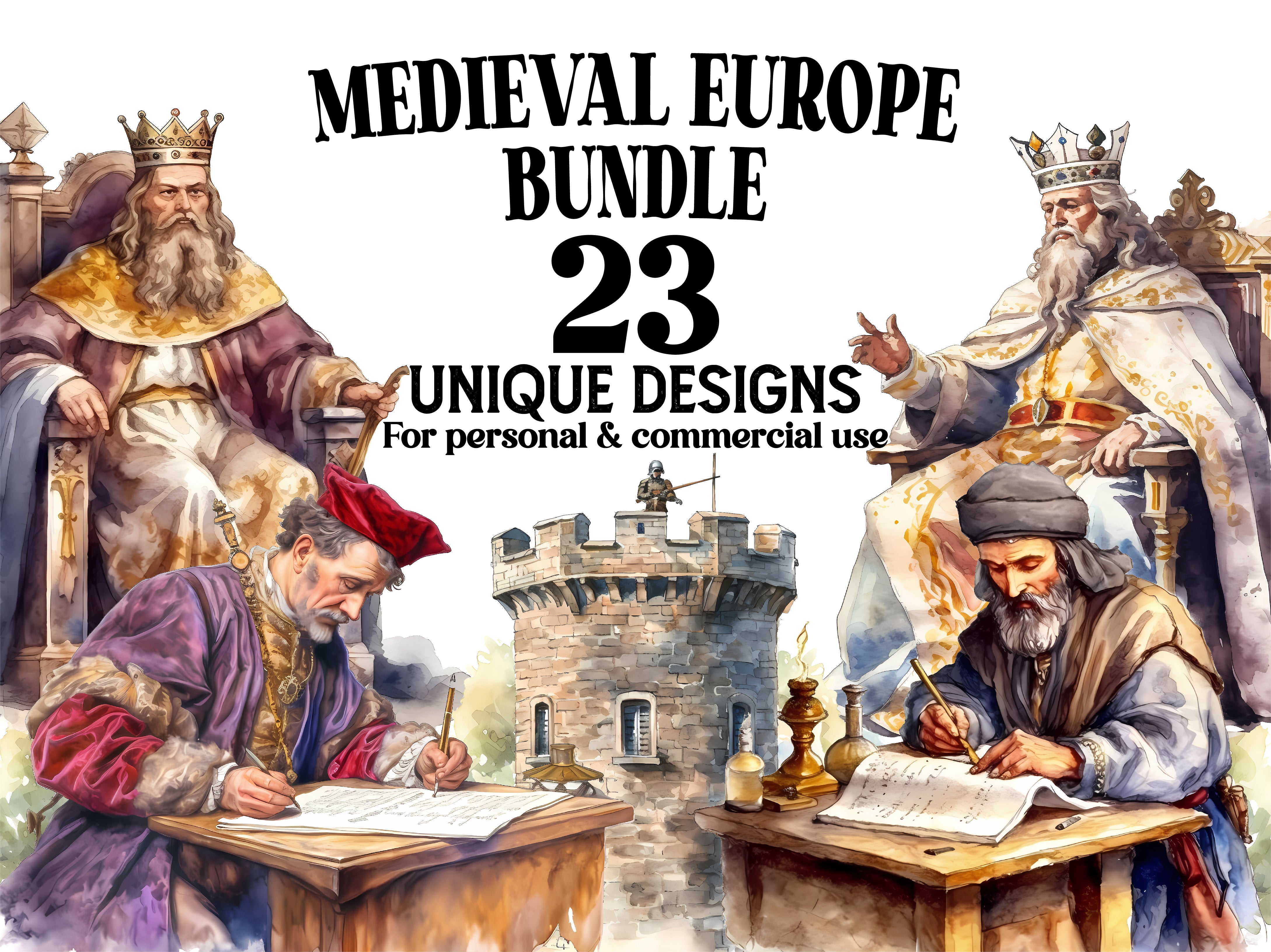 Medieval Europe Clipart - CraftNest