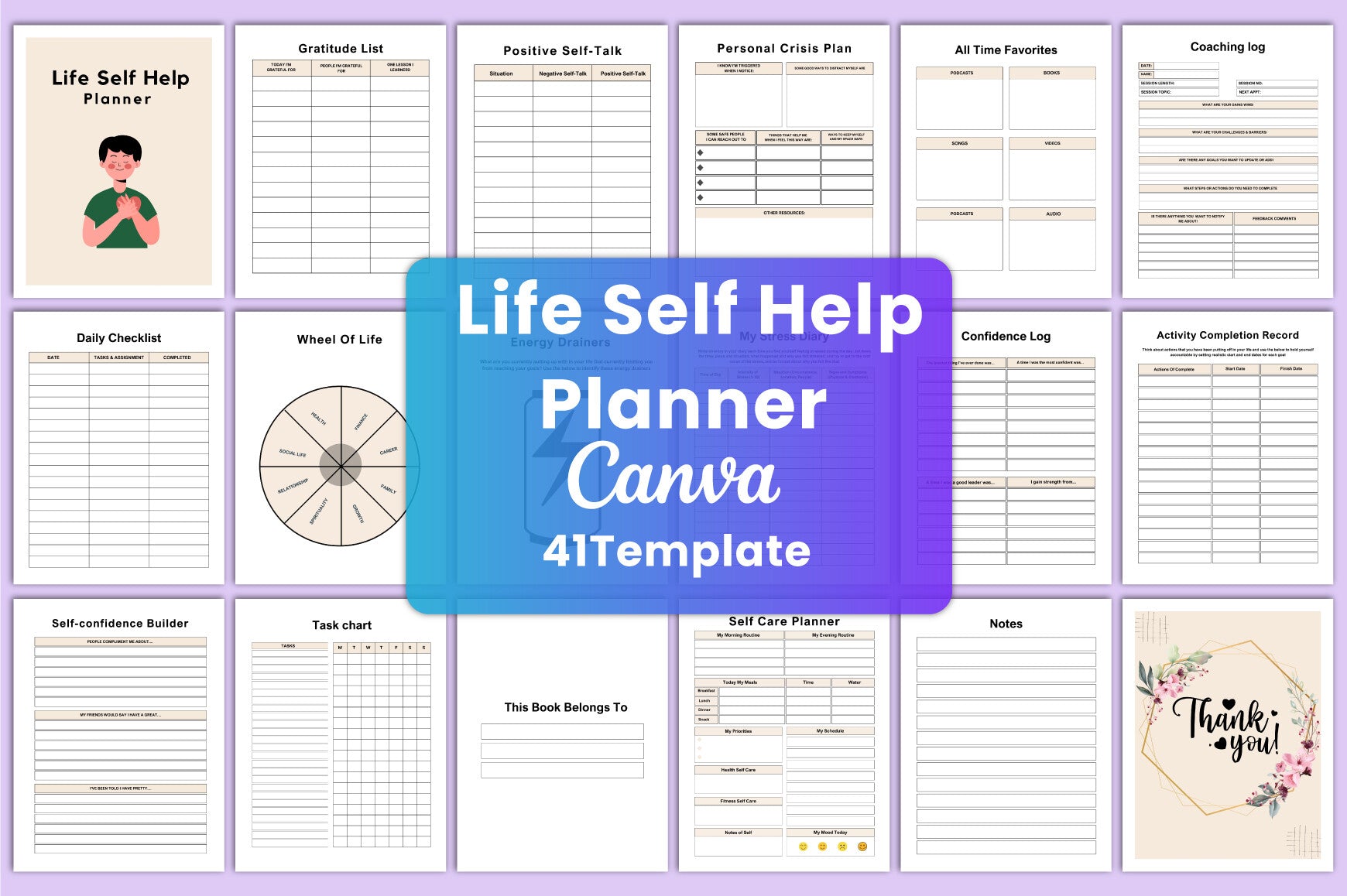 Life Self-Help Planner