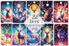 Deer Tarot Cards Clipart Bundle