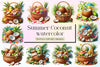 Summer Coconut Clipart Bundle 3