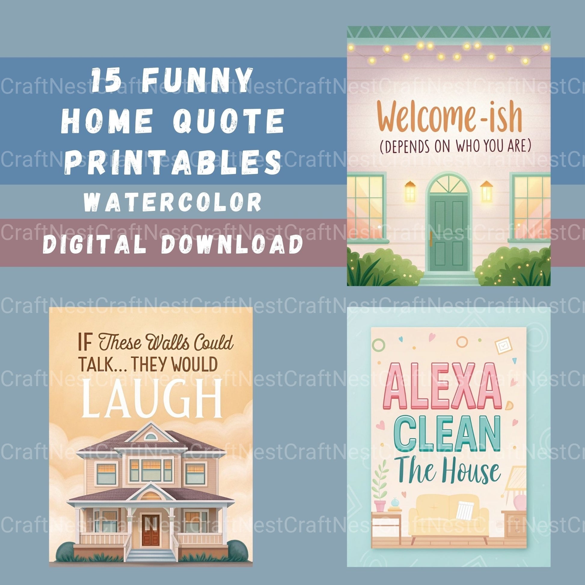 Home Quotes Clipart Bundle - CraftNest - Digital Crafting and Art