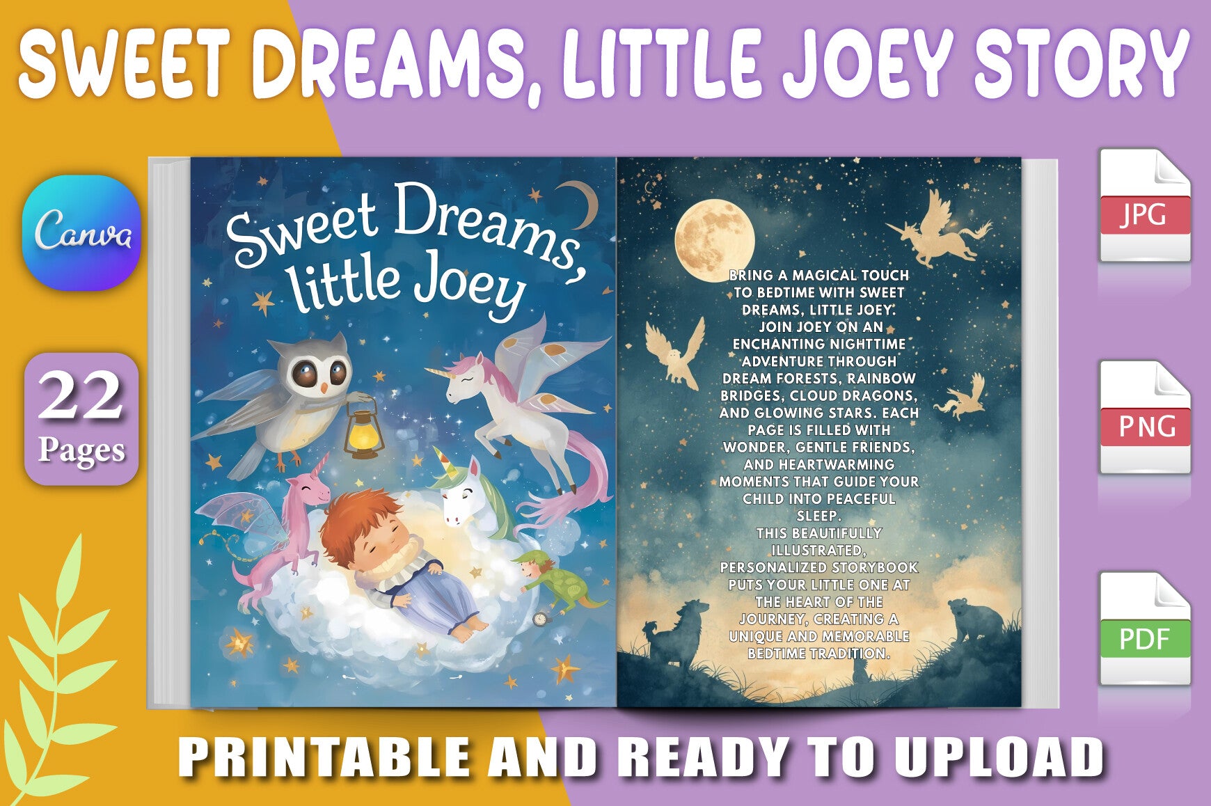 Sweet Dreams, Little Joey Book