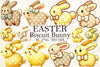 Easter Bunny Biscuit Clipart Bundle