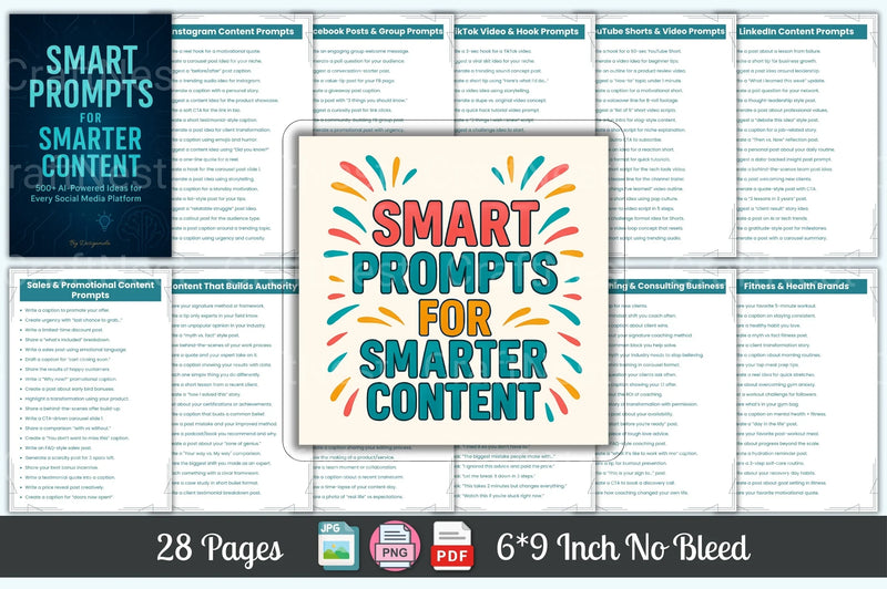 Smart Prompts for Smarter Content - CraftNest - Digital Crafting and Art