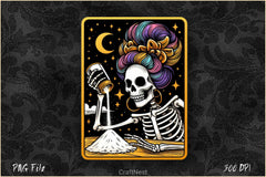 Tarot Card The Salty Bitch Tequila Clipart Bundle - CraftNest - Digital Crafting and Art