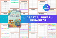 Craft Business Organizer for Efficient Management - CraftNest - Digital Crafting and Art