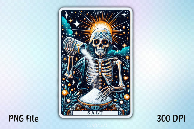 Tarot Card The Salty Bitch Tequila Clipart Bundle 1 - CraftNest - Digital Crafting and Art