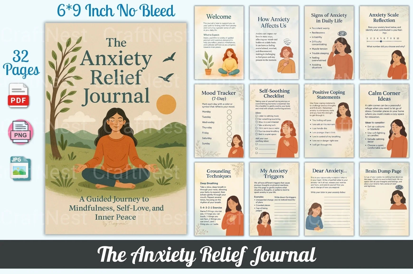 Anxiety Relief Techniques - CraftNest - Digital Crafting and Art