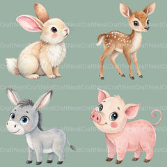 Farm Animals Clipart Bundle - CraftNest - Digital Crafting and Art