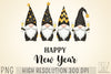 New Year Gnomes 2025 Clipart Bundle