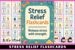 Stress Relief Flashcards for Relaxation - CraftNest - Digital Crafting and Art