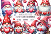 Valentine Gnome Clipart Bundle