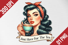 Just Here For The Tea Clipart Bundle 3 - CraftNest - Digital Crafting and Art