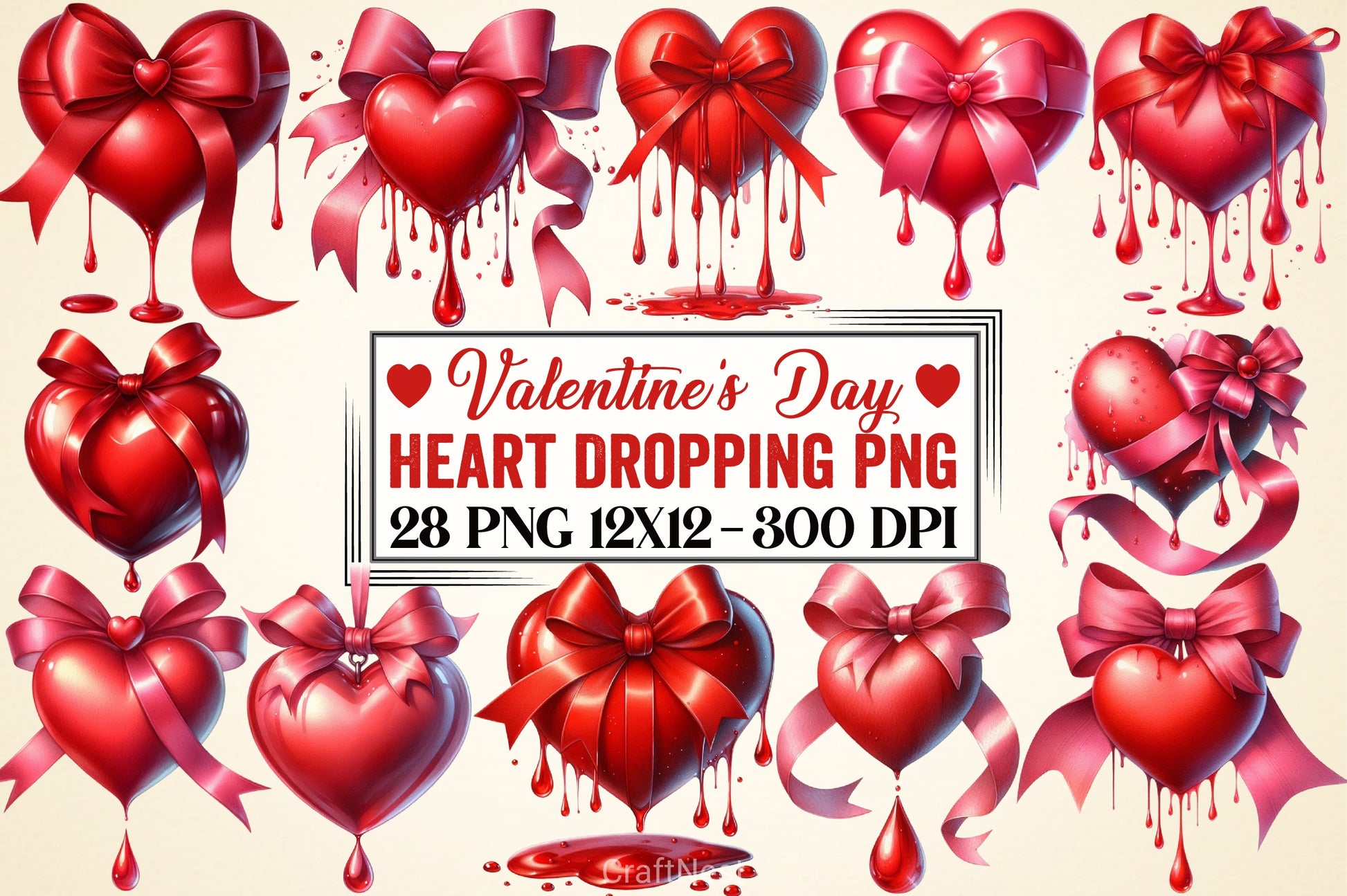 Valentine Heart Clipart Bundle - CraftNest - Digital Crafting and Art
