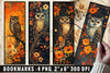 Halloween Owl With Flowers Clipart Bundle