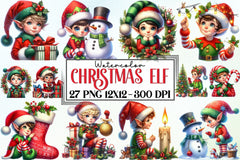 Christmas Elf Clipart Bundle - CraftNest - Digital Crafting and Art