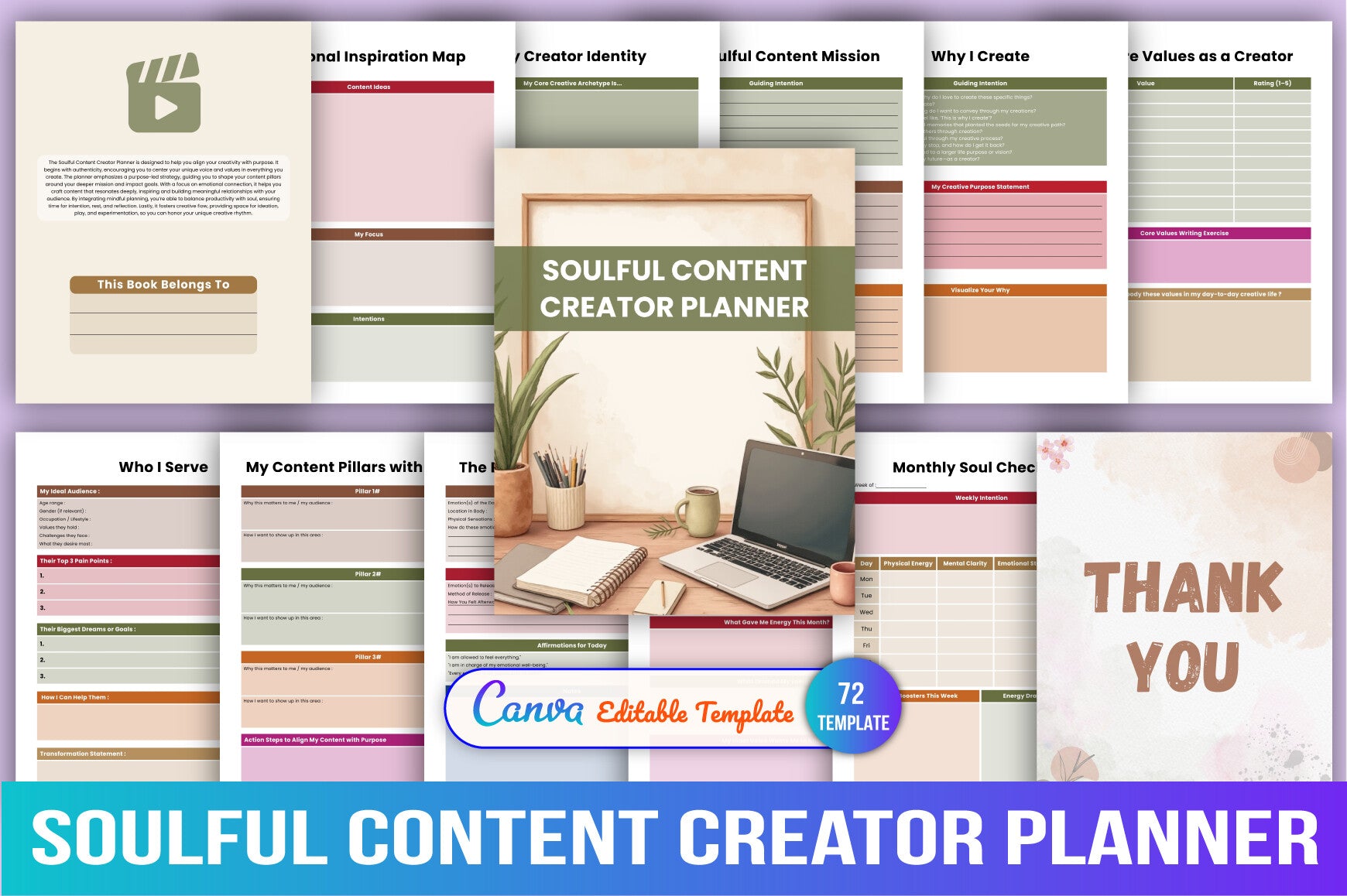 Soulful Content Creator Planner