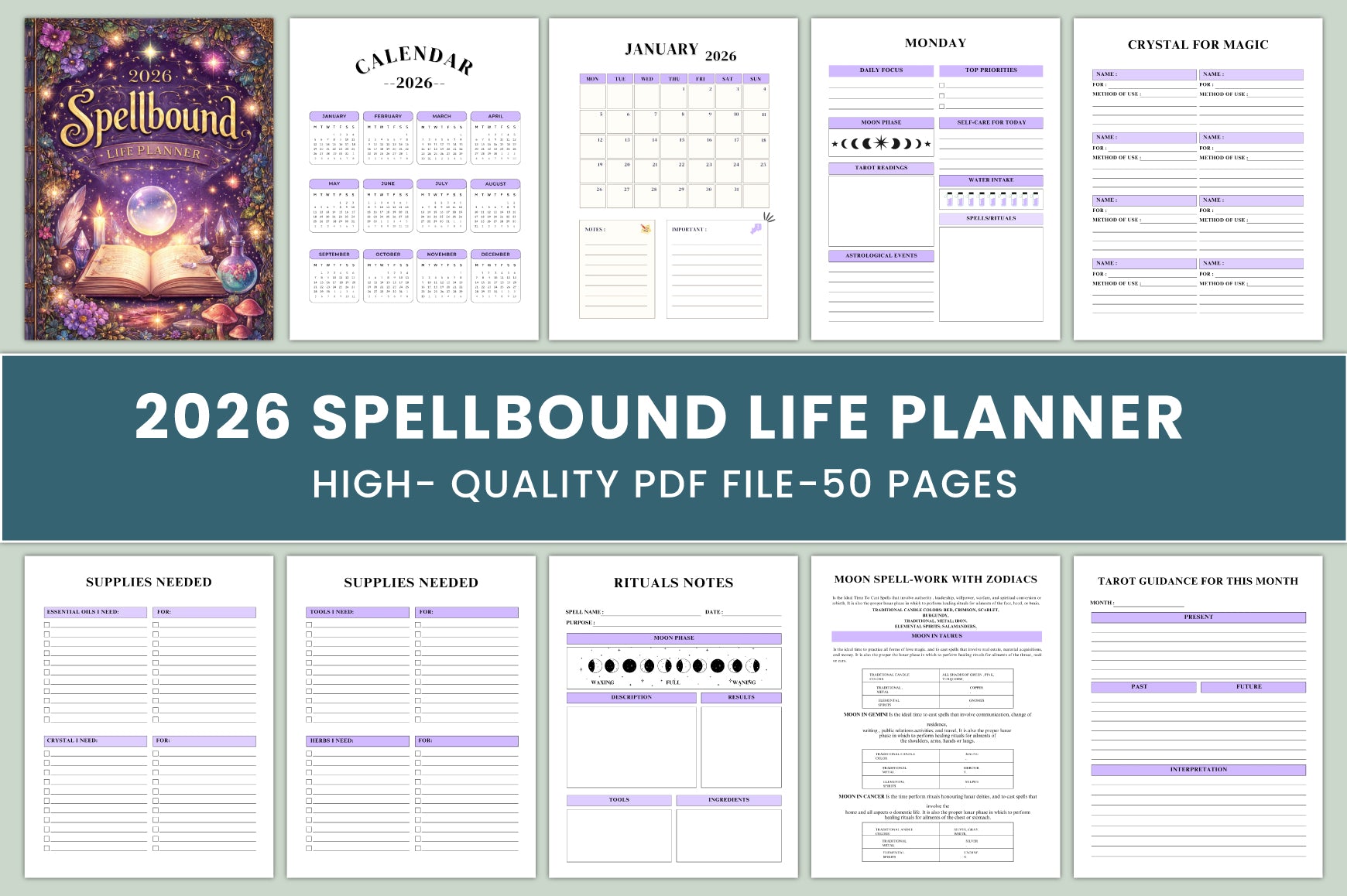 Spellbound Life Planner