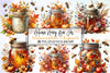 Autumn Honey Bee Clipart Bundle