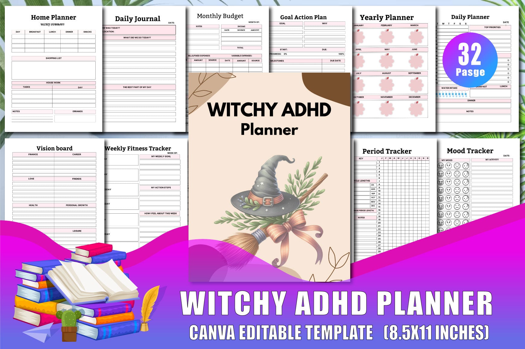 Witchy ADHD Planner