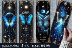 Blue Butterfly Clipart Bundle - CraftNest - Digital Crafting and Art