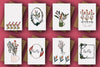 Flowers Card Flowers Illustrations With Recycled Envelope Bundle