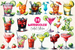 Cocktail Collection Clipart Bundle - CraftNest - Digital Crafting and Art