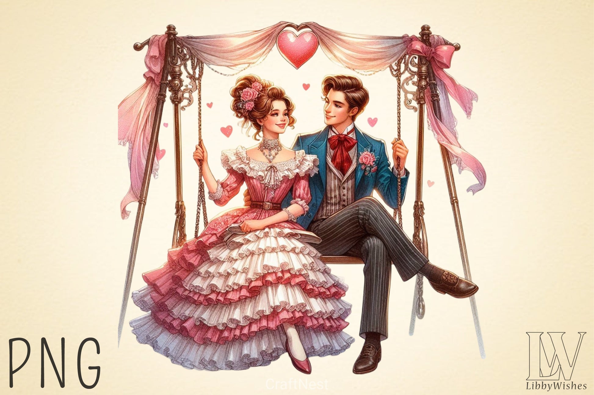 Valentine Couple Clipart Bundle - CraftNest - Digital Crafting and Art