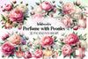 Perfume Peonies Clipart Bundle