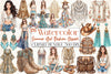 Summer Girl Fashion Clipart Bundle
