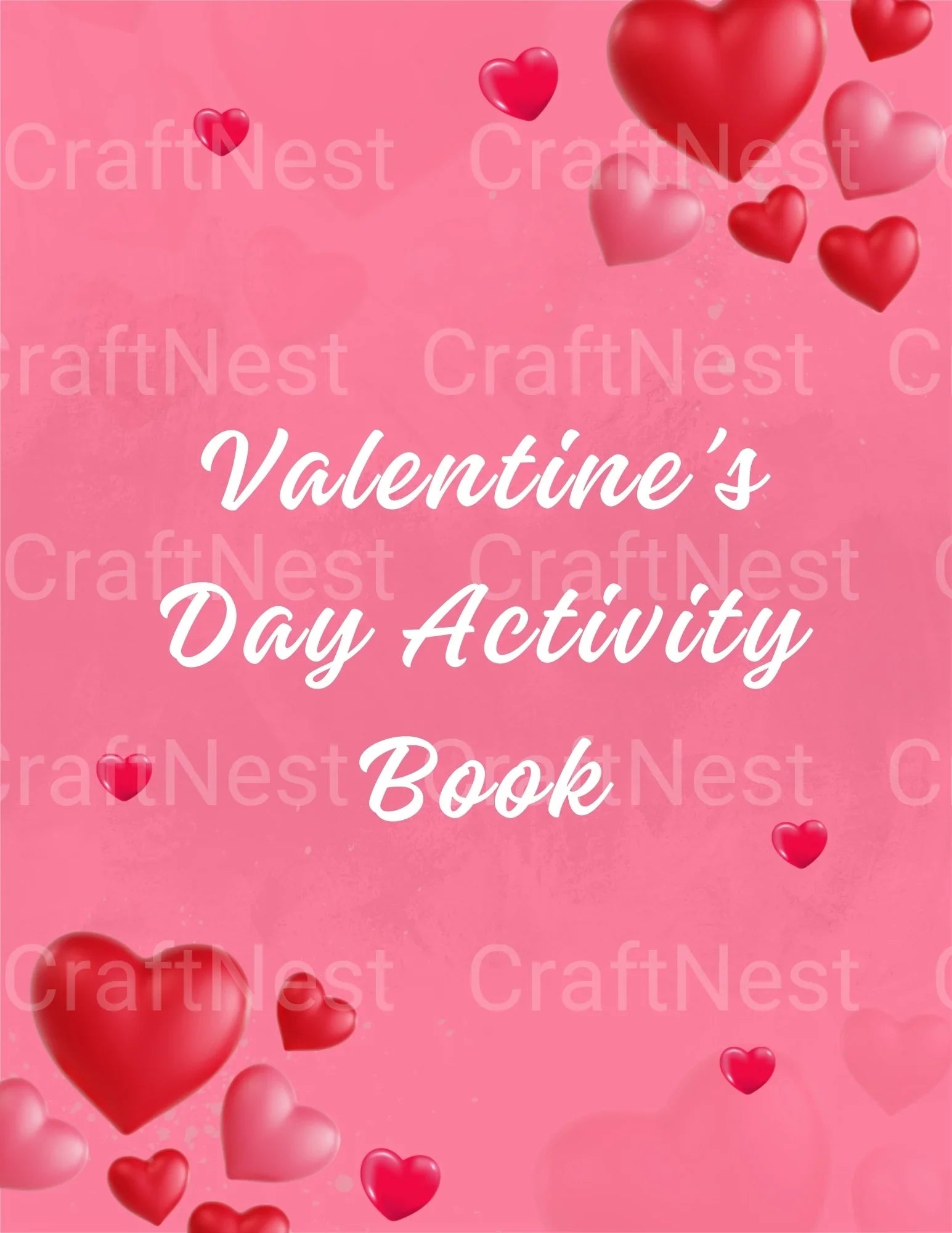 Valentine's Day Activity Book for Kids - CraftNest - Digital Crafting and Art