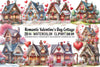 Romantic Valentine's Cottage Clipart Bundle