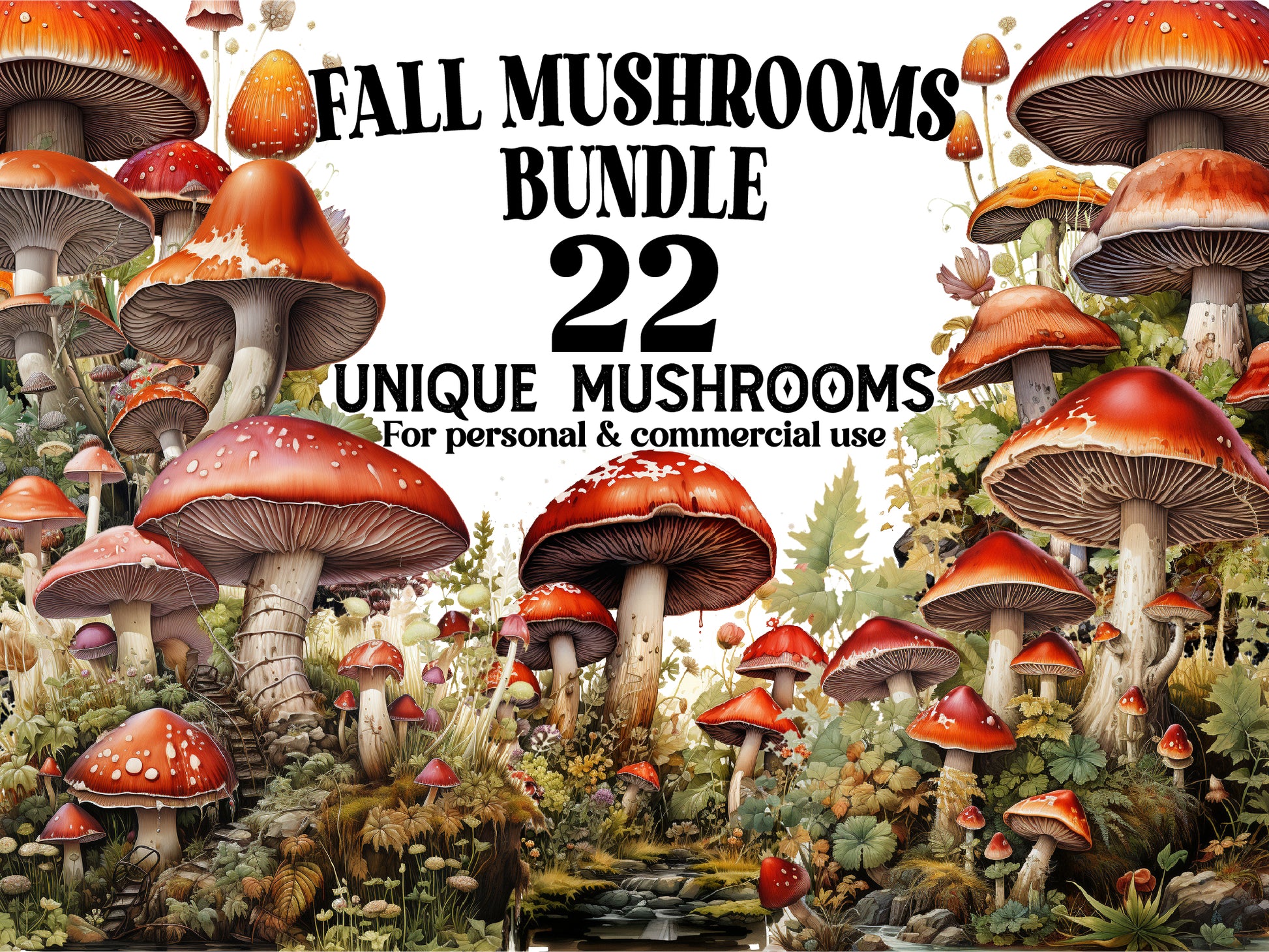 Mushroom And Fungus Clipart - CraftNest