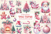 Pink Christmas Clipart Bundle 25