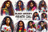 Black History Month Girl Clipart Bundle 1