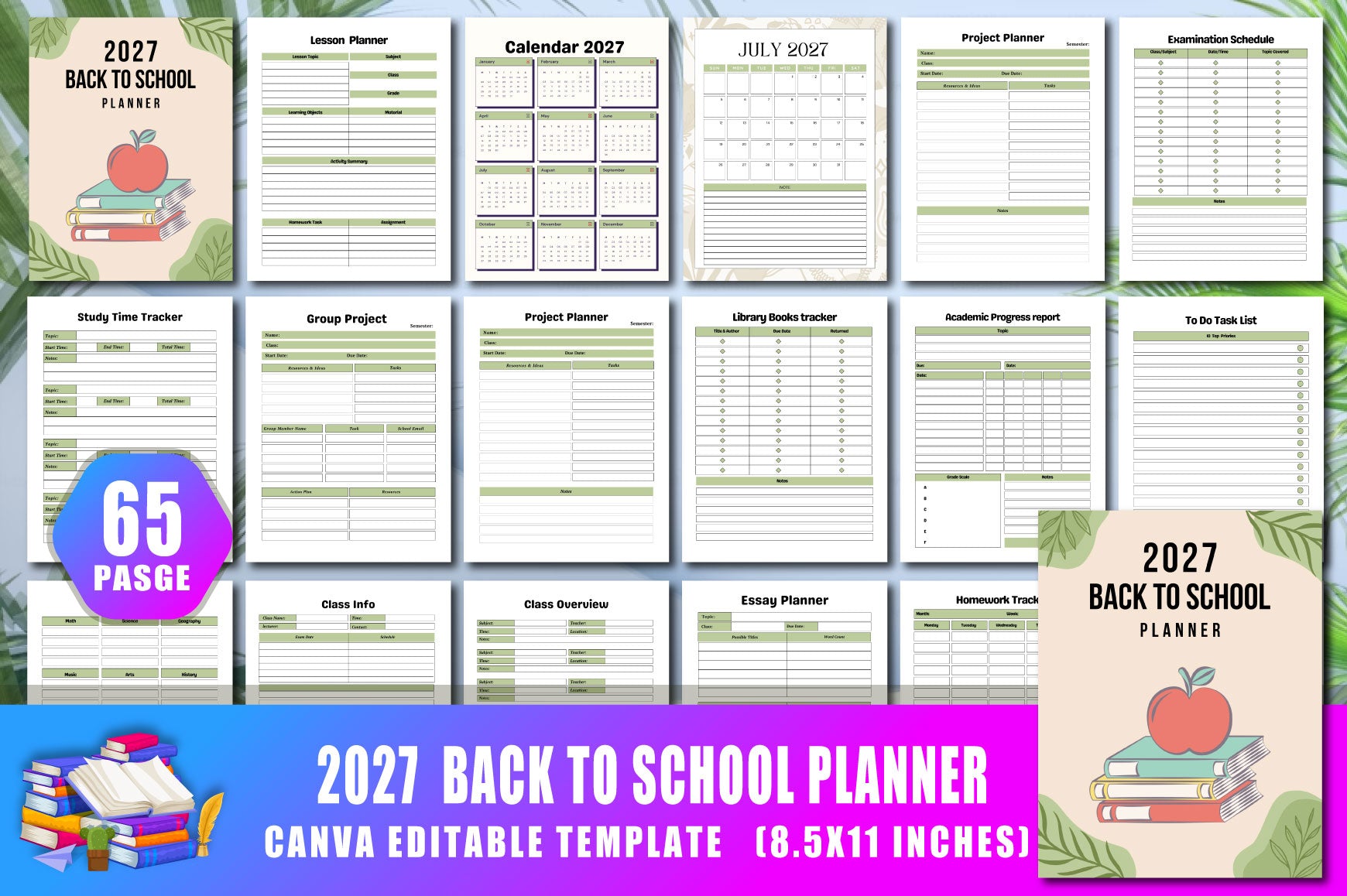 Back to School Planner