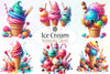 Ice Cream Clipart Bundle 2