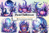 Pastel Halloween Clipart Bundle 2