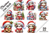 Christmas Cute Sloth Clipart Bundle