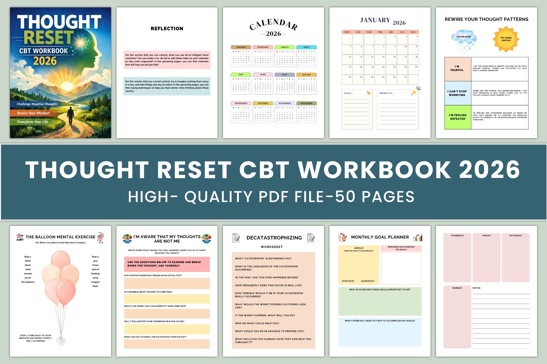 Thought Reset: CBT Book