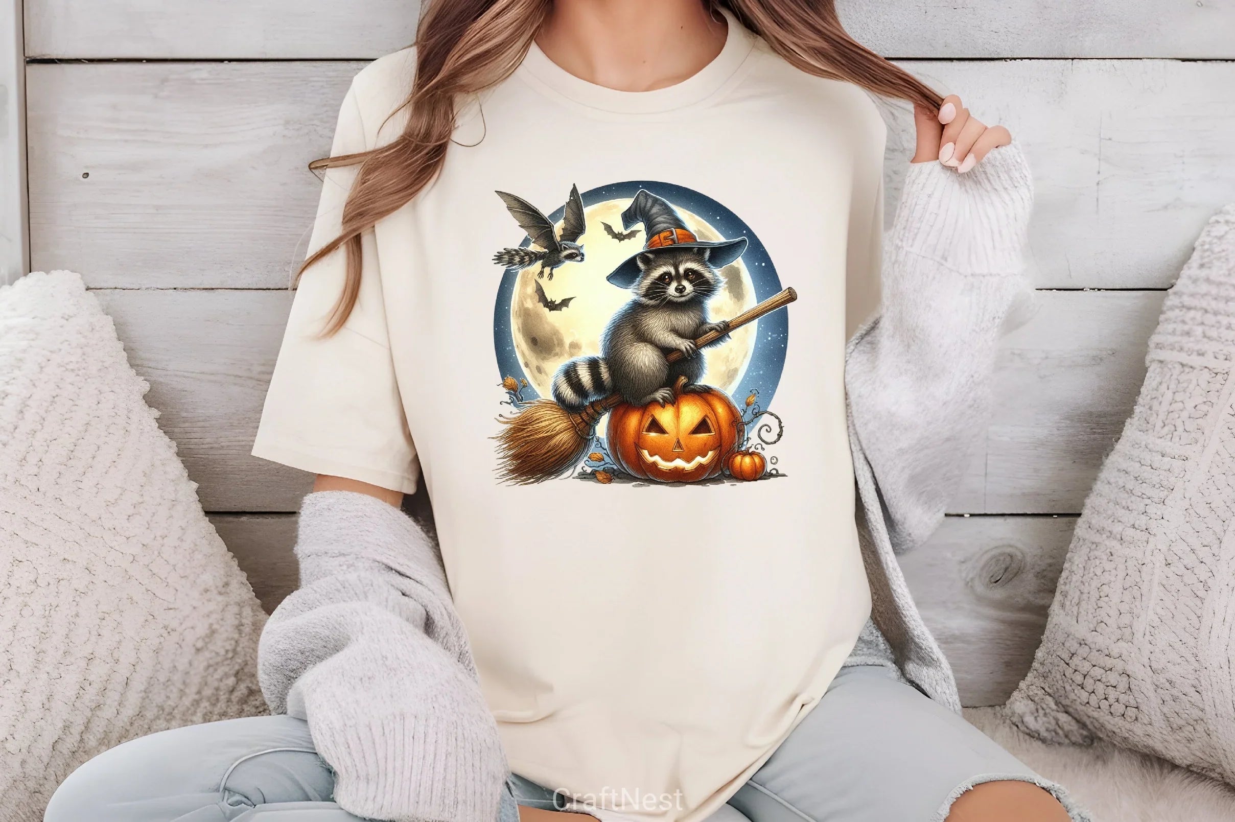 Halloween Raccoon Clipart Bundle 4 - CraftNest - Digital Crafting and Art