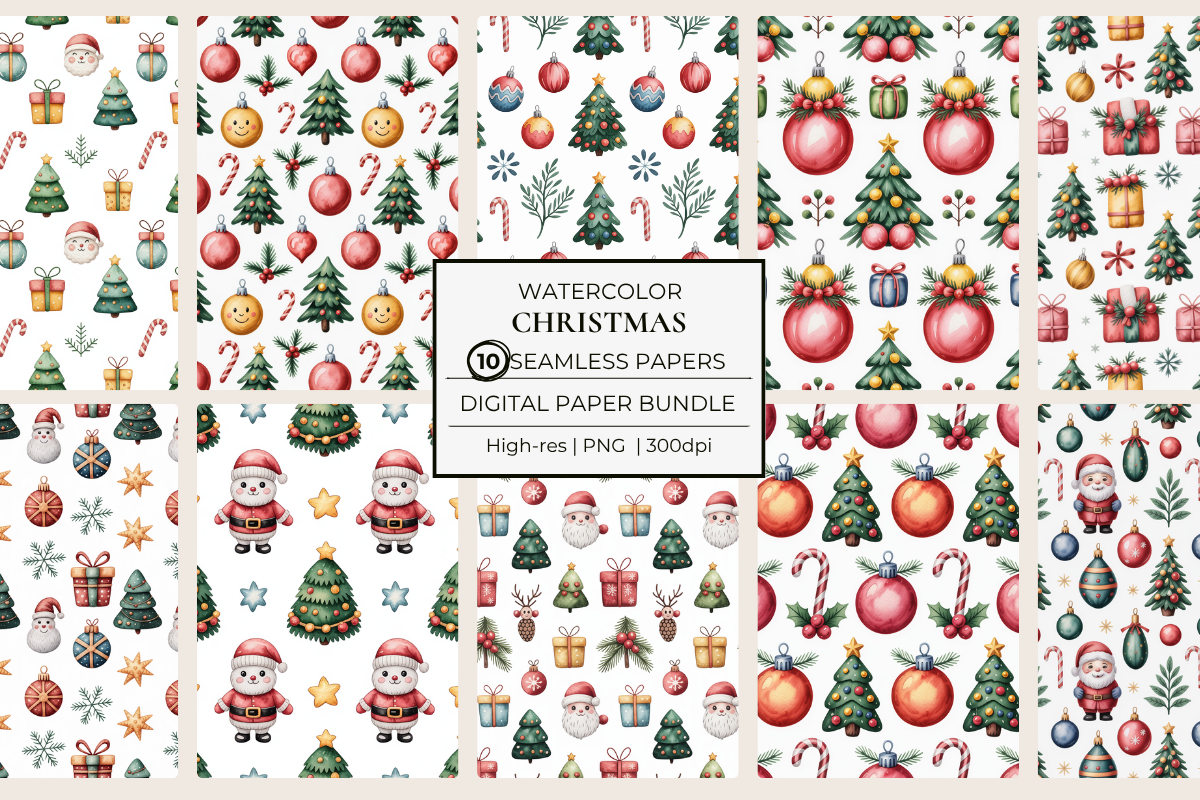 Christmas Seamless Papers
