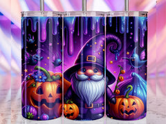 Halloween Gnome Tumbler Wrap Bundle 10 - CraftNest - Digital Crafting and Art