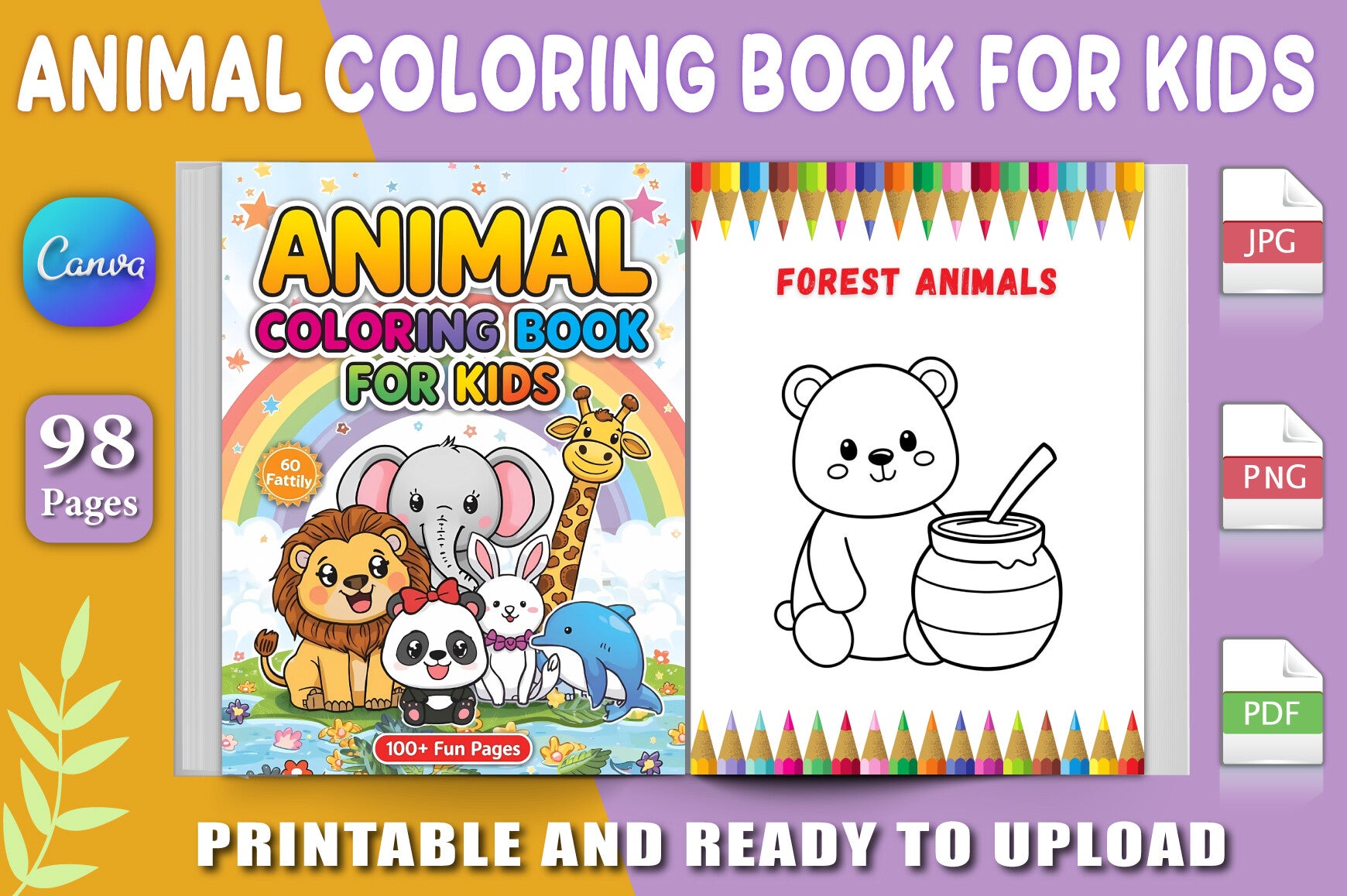Animal Coloring Book for Kids