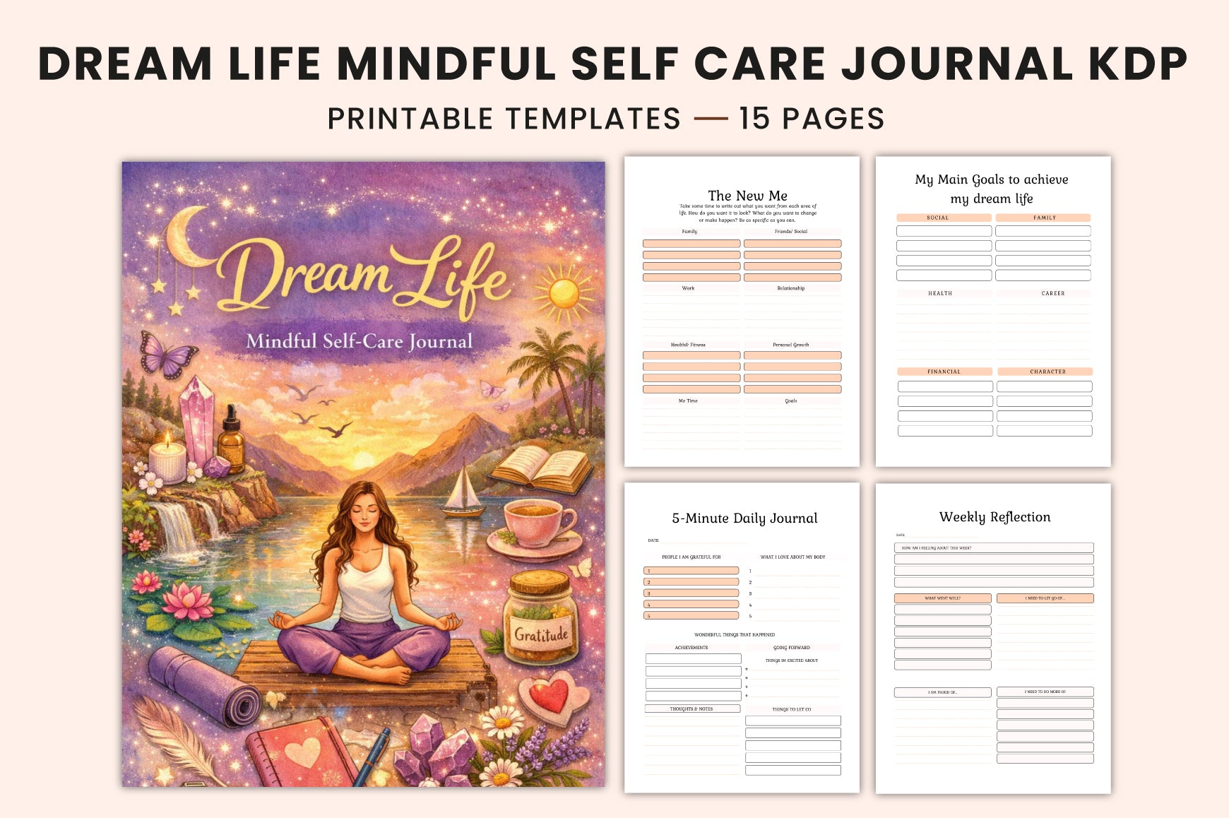 Dream Life Mindful Self-Care Journal