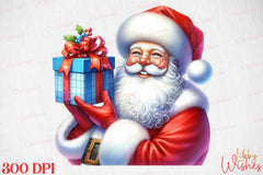 Santa Claus Clipart Bundle 8 - CraftNest - Digital Crafting and Art