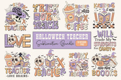 Teacher Halloween Clipart Bundle - CraftNest - Digital Crafting and Art