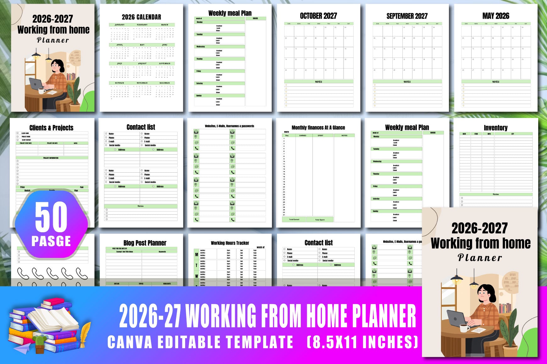 Working From Home Planner